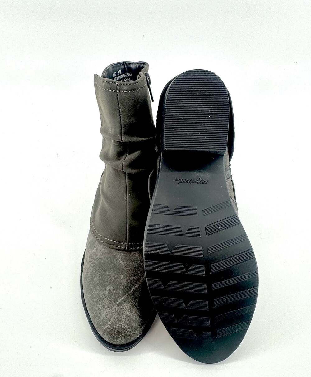 Easy Street Kudos Women's Slouch Ankle Boots Size 8 M Grey Combo 3057 NIB - Picture 5 of 6